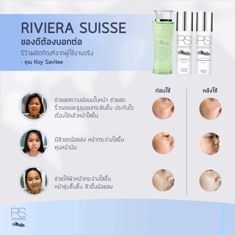 riviera suisse micellar tonic face balm spf30 face balm night review
